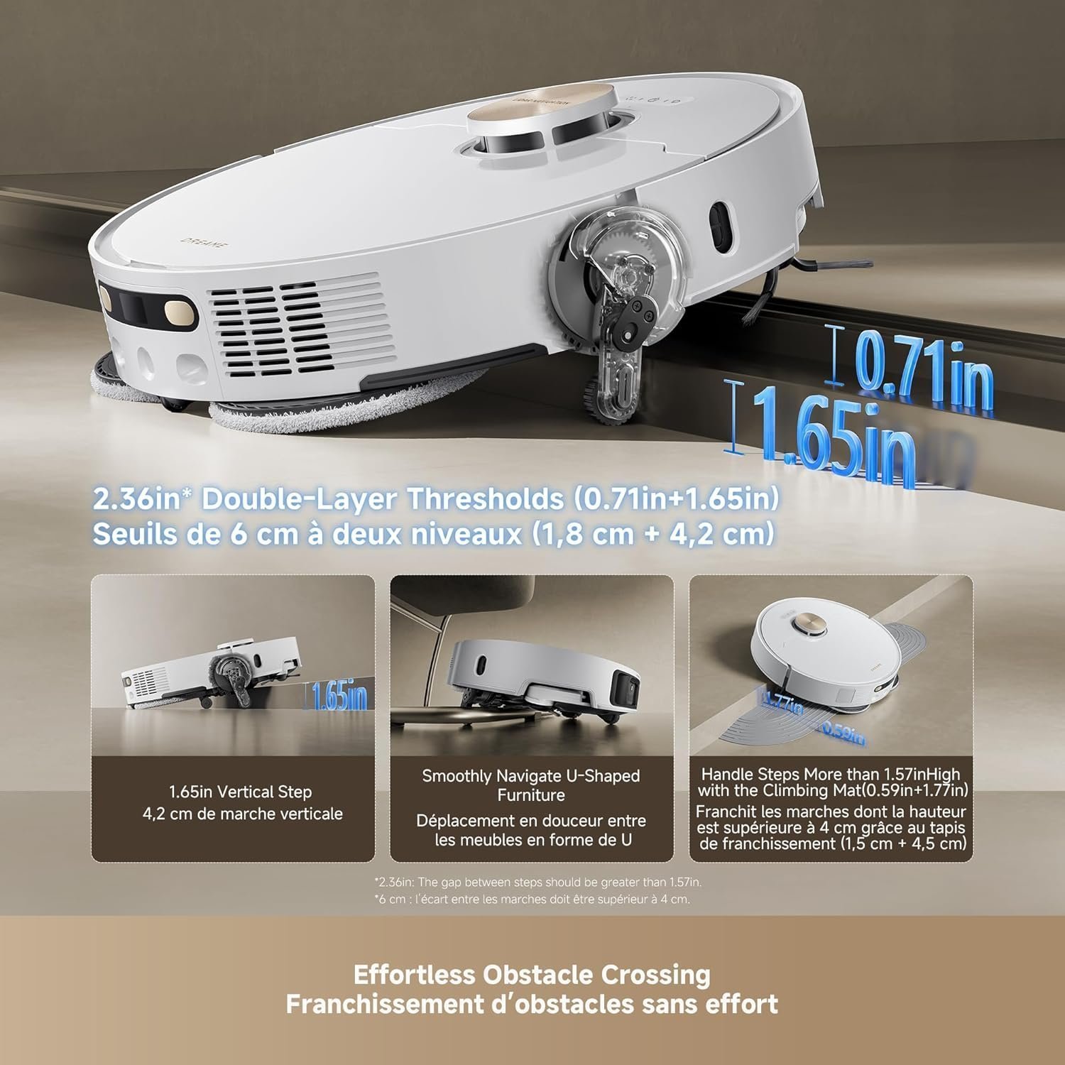 DREAME L50 Ultra Robot Vacuum & Mop, 19,500Pa, Auto-Empty - Image 2