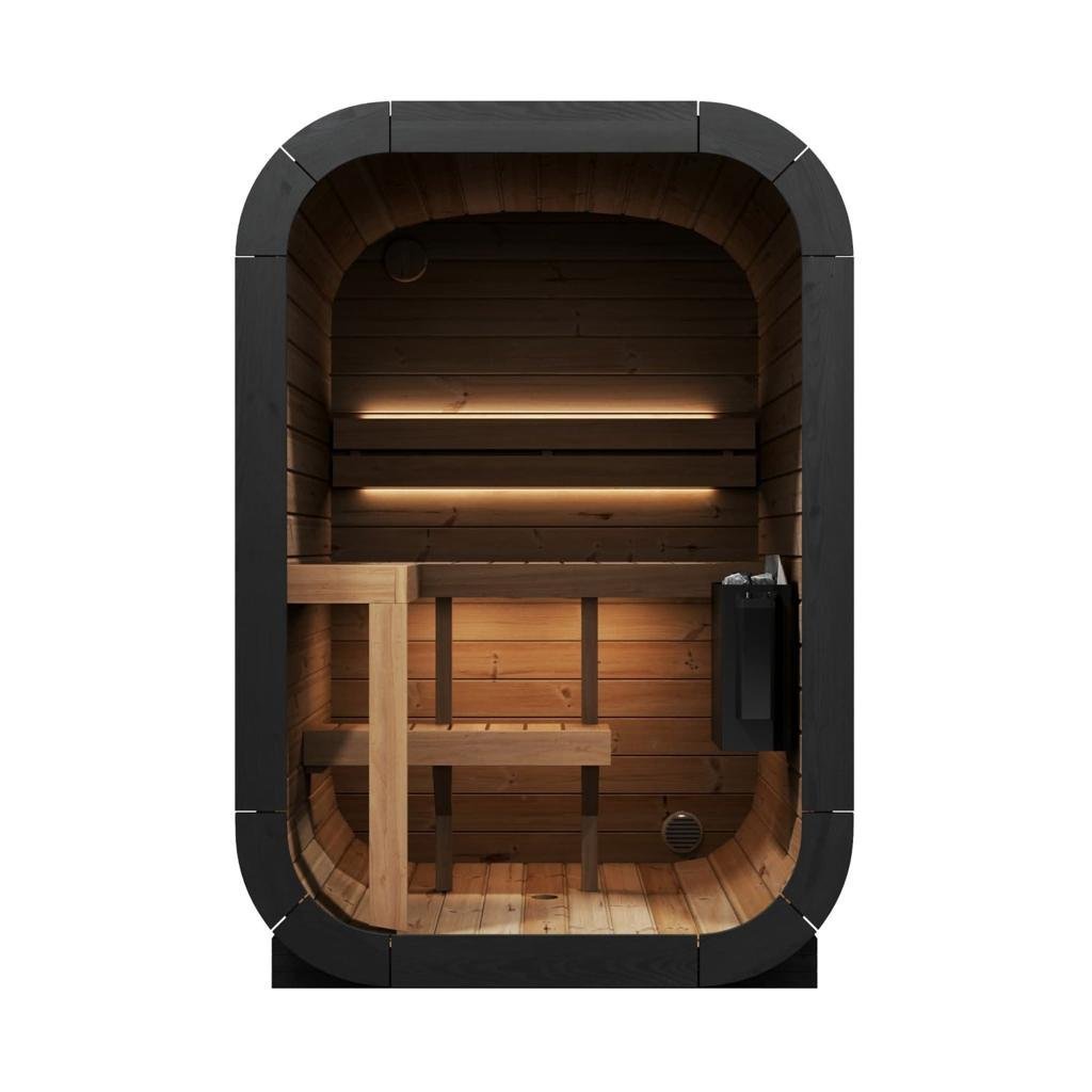 SaunaLife Model CL3G Cube Outdoor Sauna - Image 4