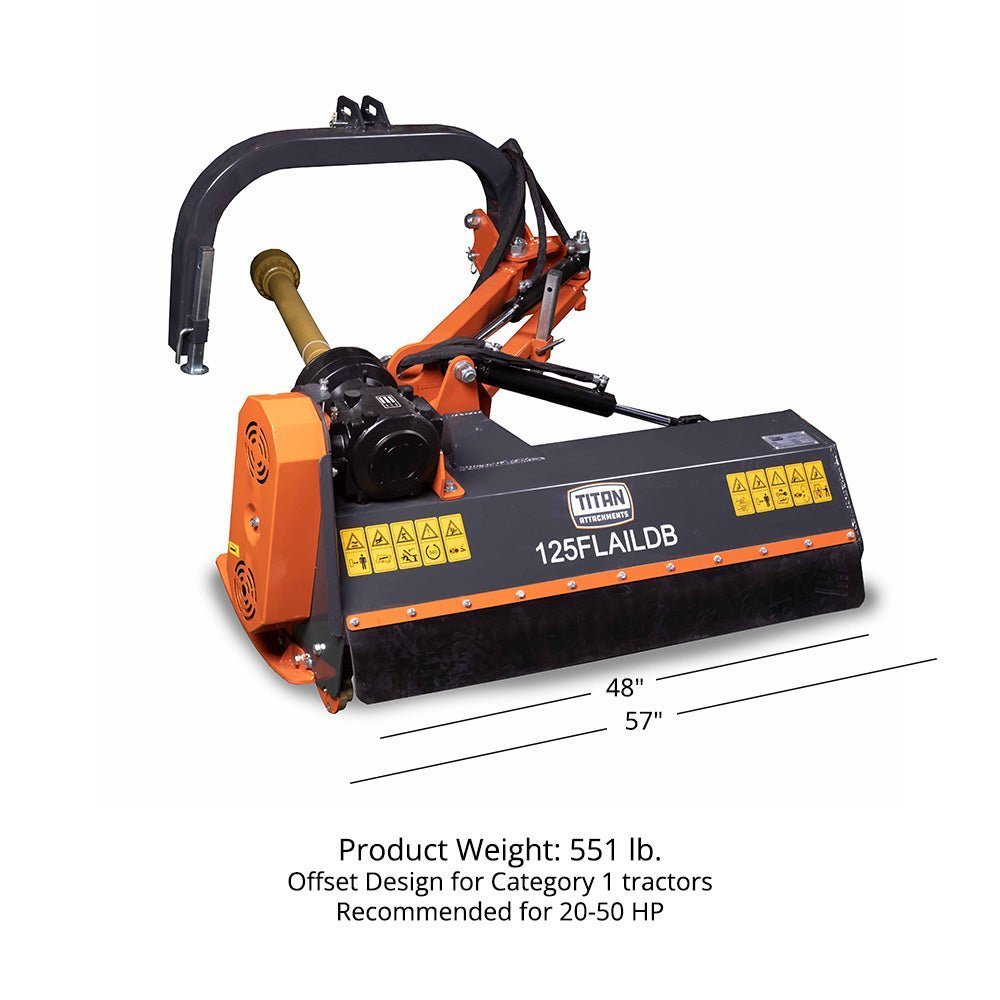Titan Attachments 3 Point Flail Mower - Image 4