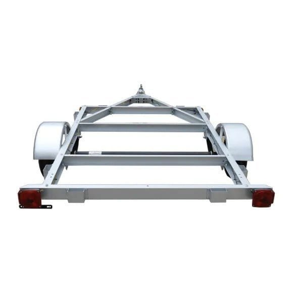 STIRLING, 4ft. x 6ft. Galvalume Kit Trailer w/8in. Wheels, Load Capacity 800 lb, Deck Length 6 ft, Deck Width 4 ft, Model# 48-072-KO8 - Image 3