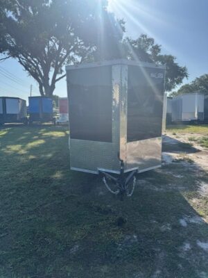 2025 6X12SA ENCLOSED CARGO TRAILER RAMP DOOR 9542