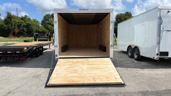 Spartan 8.5X18 Tandem Axle Enclosed Cargo Trailer | White | SP8.5X18TA - Image 5