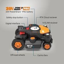 Worx Wr346 Landroid Vision Cloud 4WD Robotic Lawn Mower - Image 3