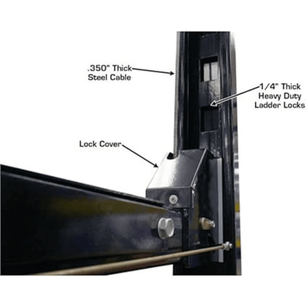 Atlas Garage PRO8000EXT Extra Tall 4-Post Car Lift 8000 Lb Portable - Image 8