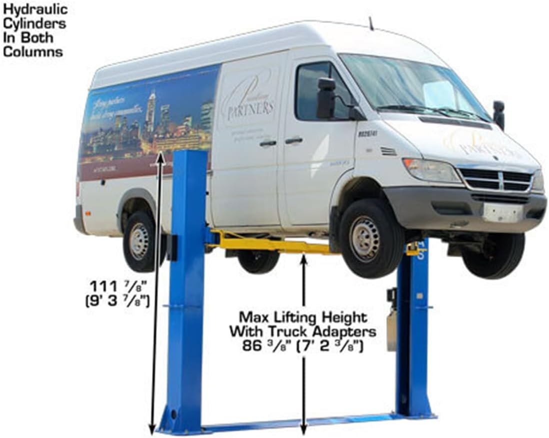 Atlas BP10000X Baseplate 2-Post Car Lift 10000 Lb for Low Ceilings - Image 5