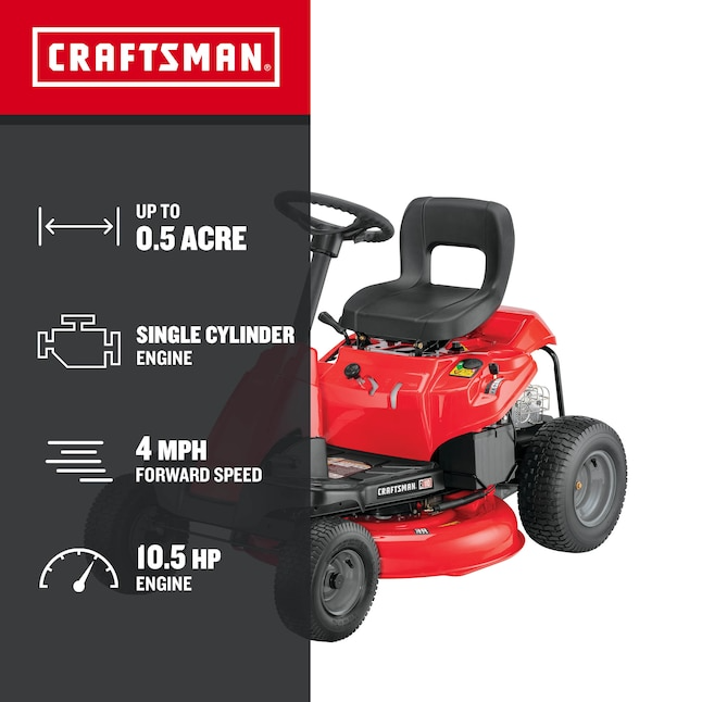 Craftsman R110 30-Inch 10.5HP Briggs & Stratton Riding Lawn Mower - Image 4